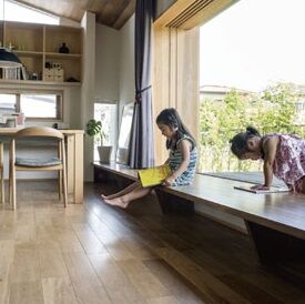 斉藤工務店　松戸店 【2000万円台/4人家族/3LDK33坪/回遊性のある間取り】暮らしを照らし、景色で癒す窓辺でお喋りが毎日の風景の建築実例画像10