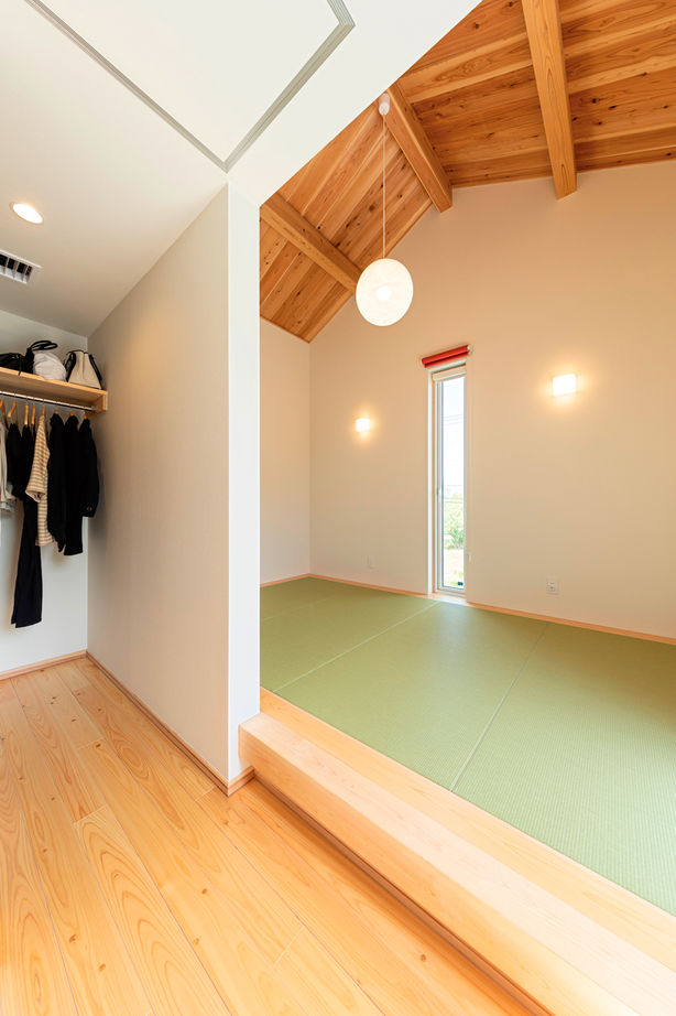 埼玉の平屋　アップルホーム 【2000～2499万円】温度差がほとんどない全館空調。外張り断熱との相乗効果で夏も冬も素足で過ごせて、快適の建築実例画像5