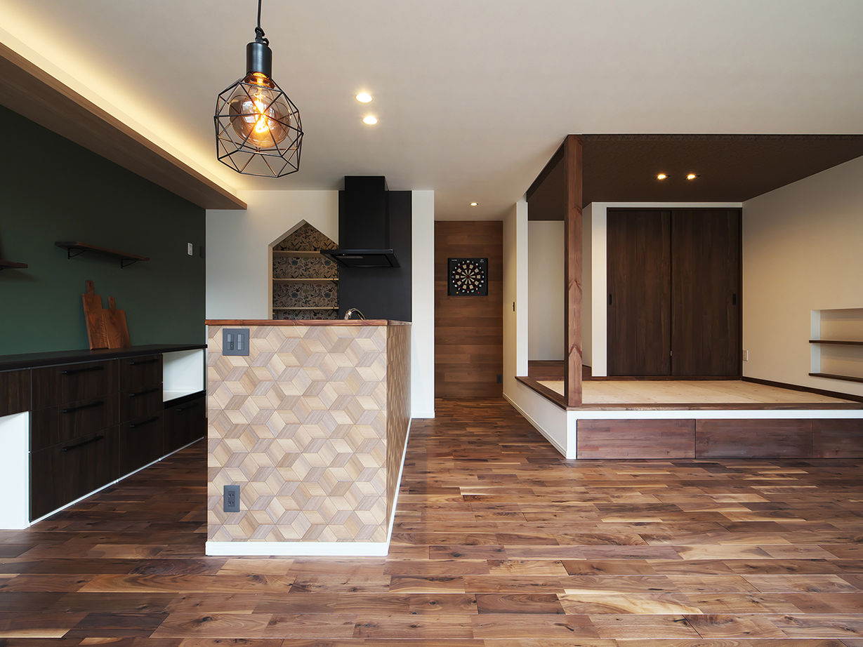 あおぞらホーム 【奈良県/2000万円台/間取り/平屋】通り抜けできるファミリークローゼットが家の真ん中に。快適動線の平屋の建築実例画像4