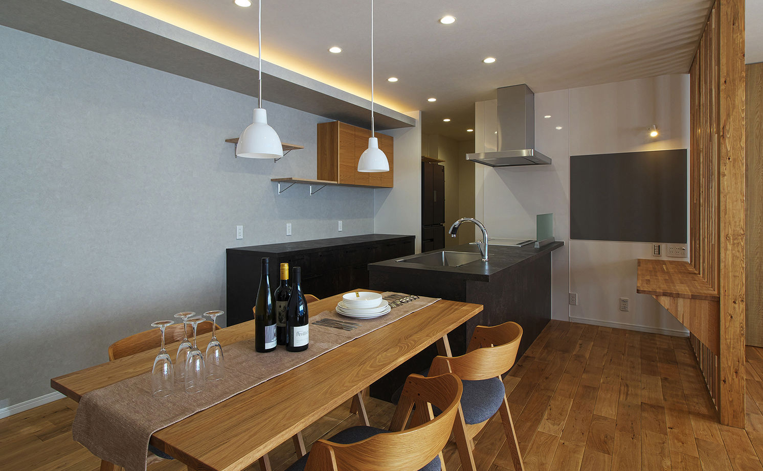 あおぞらホーム 【天理市/3000万円台/間取り図あり】吹き抜けを見上げると「あおぞら」が見える、陽だまりリビングのある家の建築実例画像6