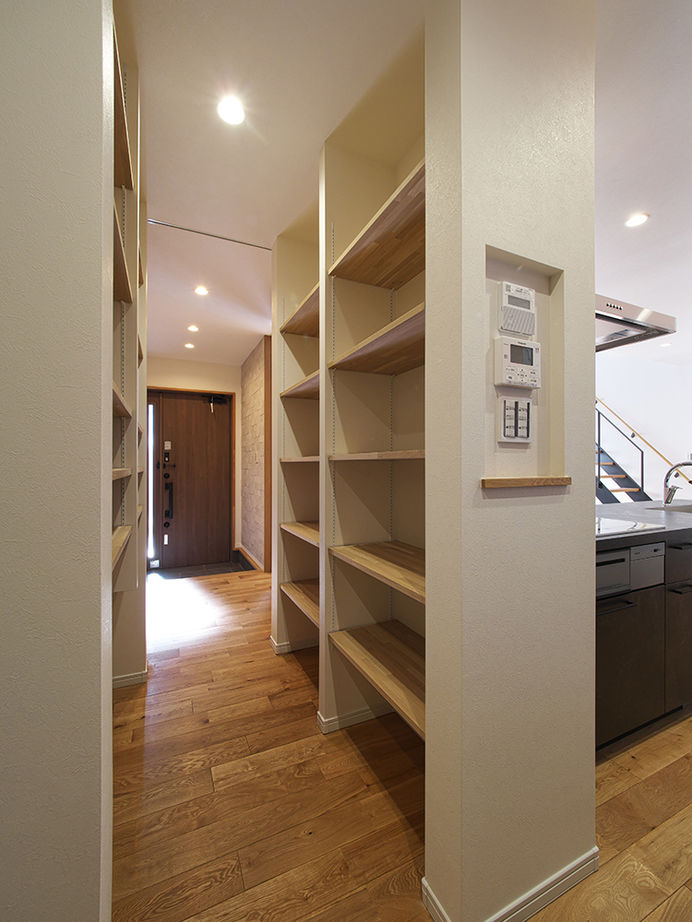 あおぞらホーム 【天理市/3000万円台/間取り図あり】吹き抜けを見上げると「あおぞら」が見える、陽だまりリビングのある家の建築実例画像12