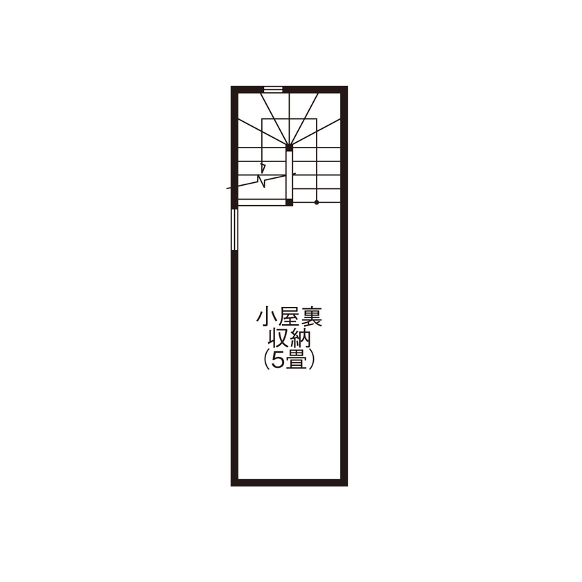 デワホーム 【寒河江市／2000万円台前半／3LDK／間取り図有／収納充実】メリハリのある北欧テイストの家の間取り図（3LDK）R階