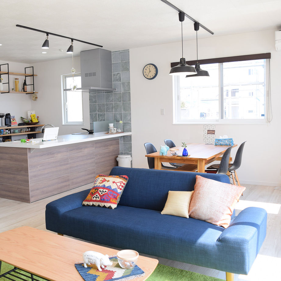 デワホーム 【寒河江市／2000万円台前半／3LDK／間取り図有／収納充実】メリハリのある北欧テイストの家の建築実例画像2