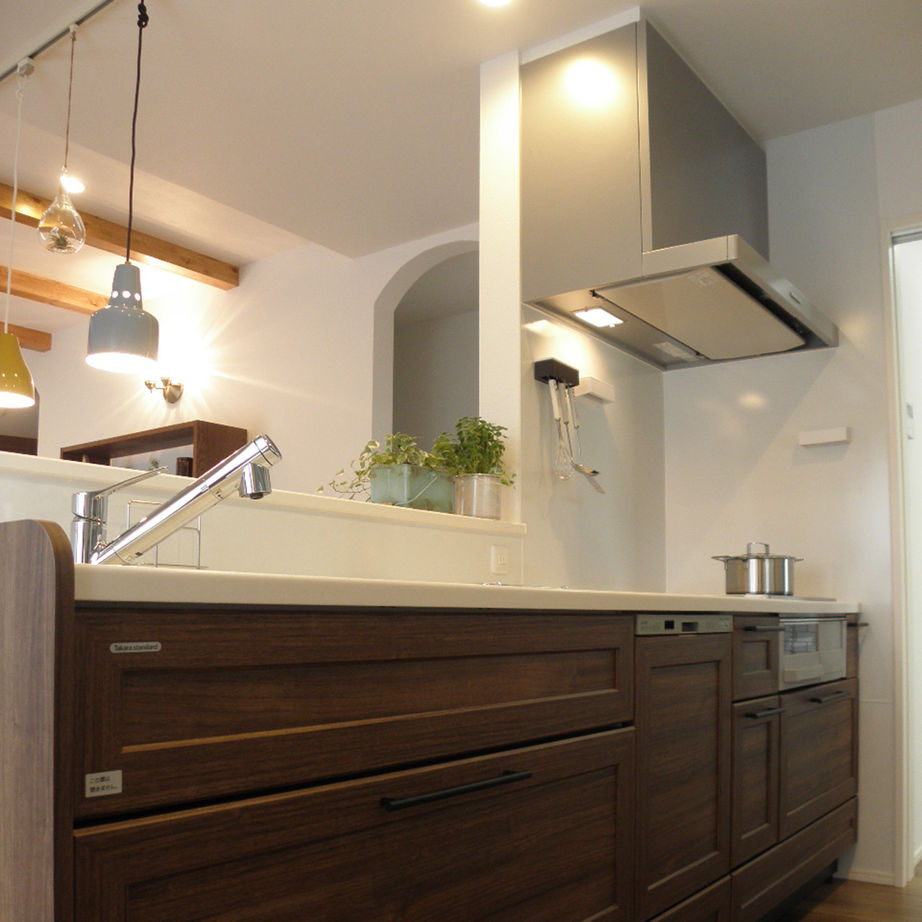 デワホーム 【天童市／2000万円台前半／4LDK／間取り図有/カップボード】デザイン重視。オシャレなカフェのような家の建築実例画像4