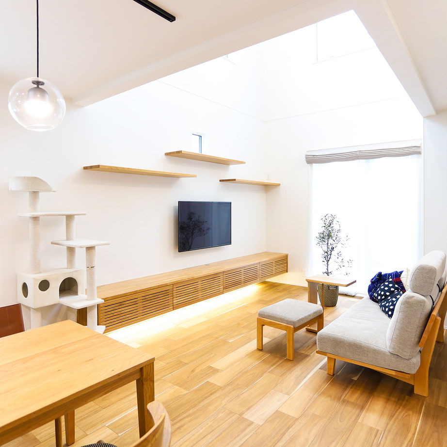 デワホーム 【山形市/2000万円台/2LDK/間取り図有/コンパクト】全館空調システムで四季を通じて快適。猫と暮らす家 の建築実例画像3