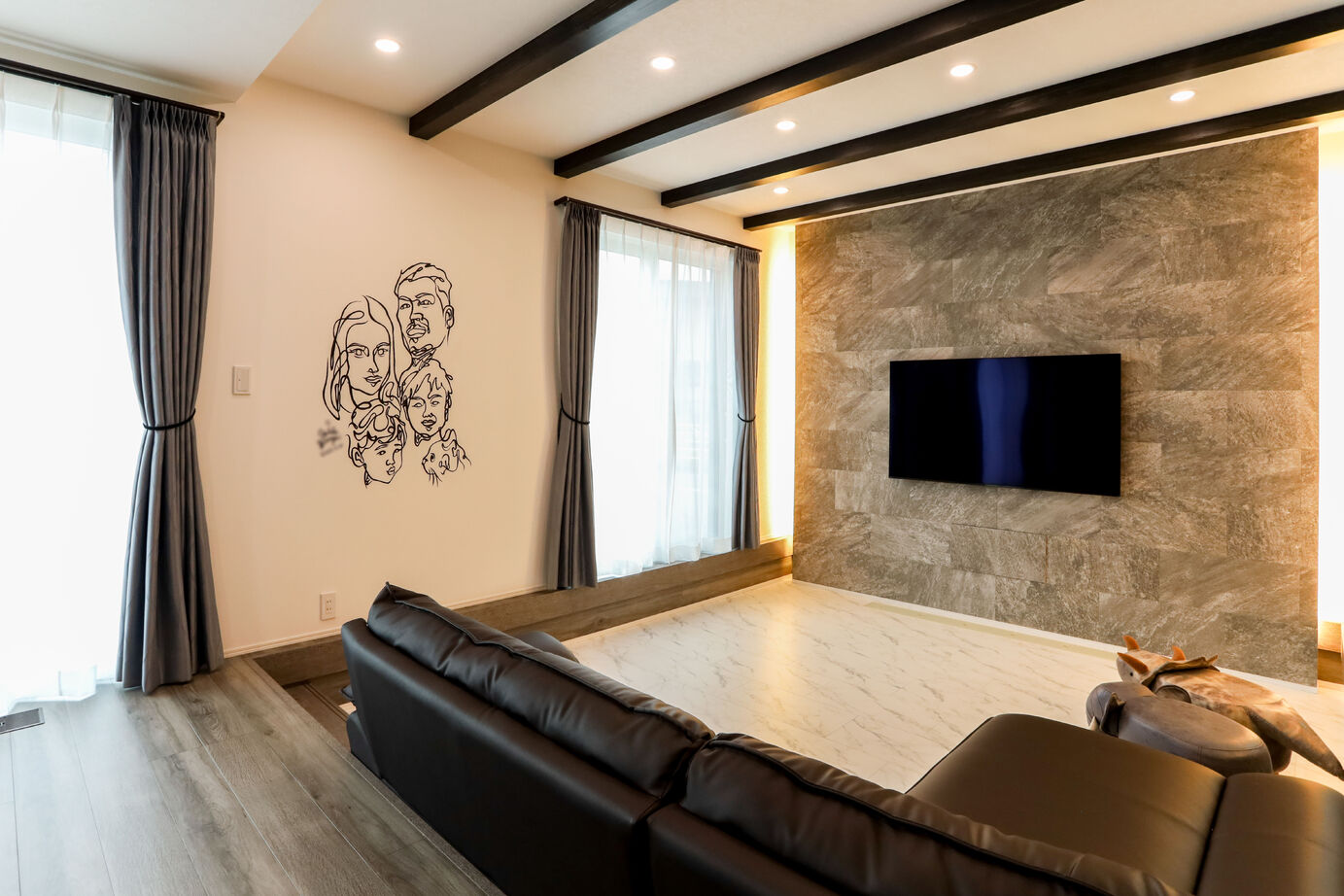 デワホーム 【大空間のLDK/全館空調/回遊動線】快適さも・便利さも・おしゃれさも詰め込んだ、ジャパンディなお家の建築実例画像6