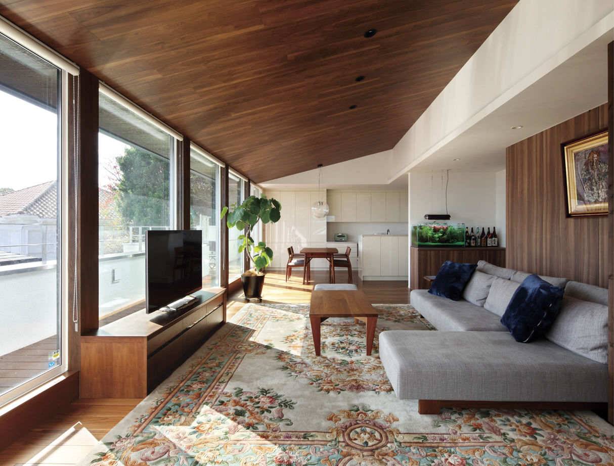 ヤマダホームズ 眺望とプライバシーを両立させてリビングから大パノラマを楽しむの建築実例画像1