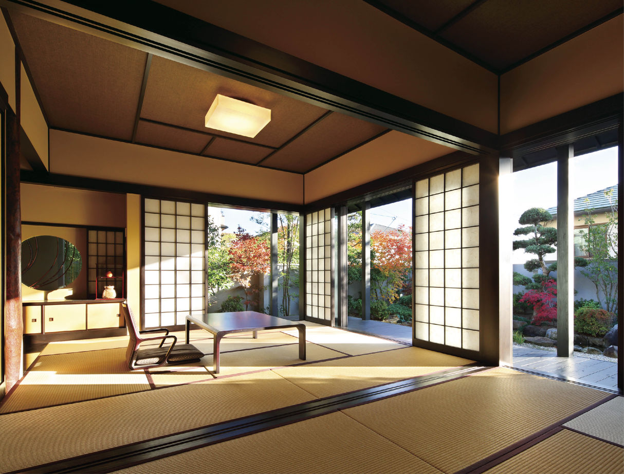 ヤマダホームズ 和の趣を感じる工夫を取り入れ日常を離れた時間を過ごせる場にの建築実例画像1