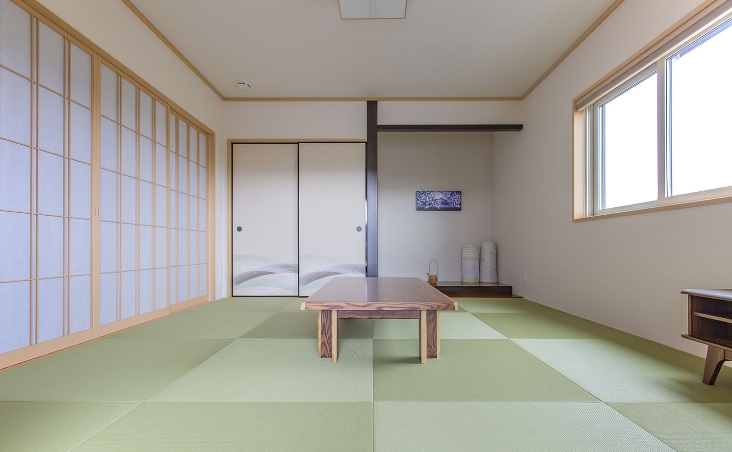 ヤマダホームズ ゆとりの広さと勾配天井の効果で、よりいっそうの開放感を満喫できる、平屋の住まいの建築実例画像5