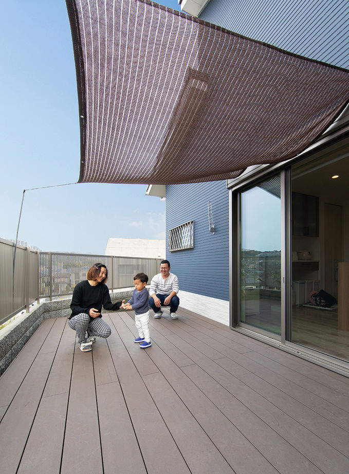 ヤマダホームズ 子育て＆共働き家族に暮らしやすい平屋。家事動線が良く、大容量の太陽光パネル、3台の駐車スペースも確保の建築実例画像4