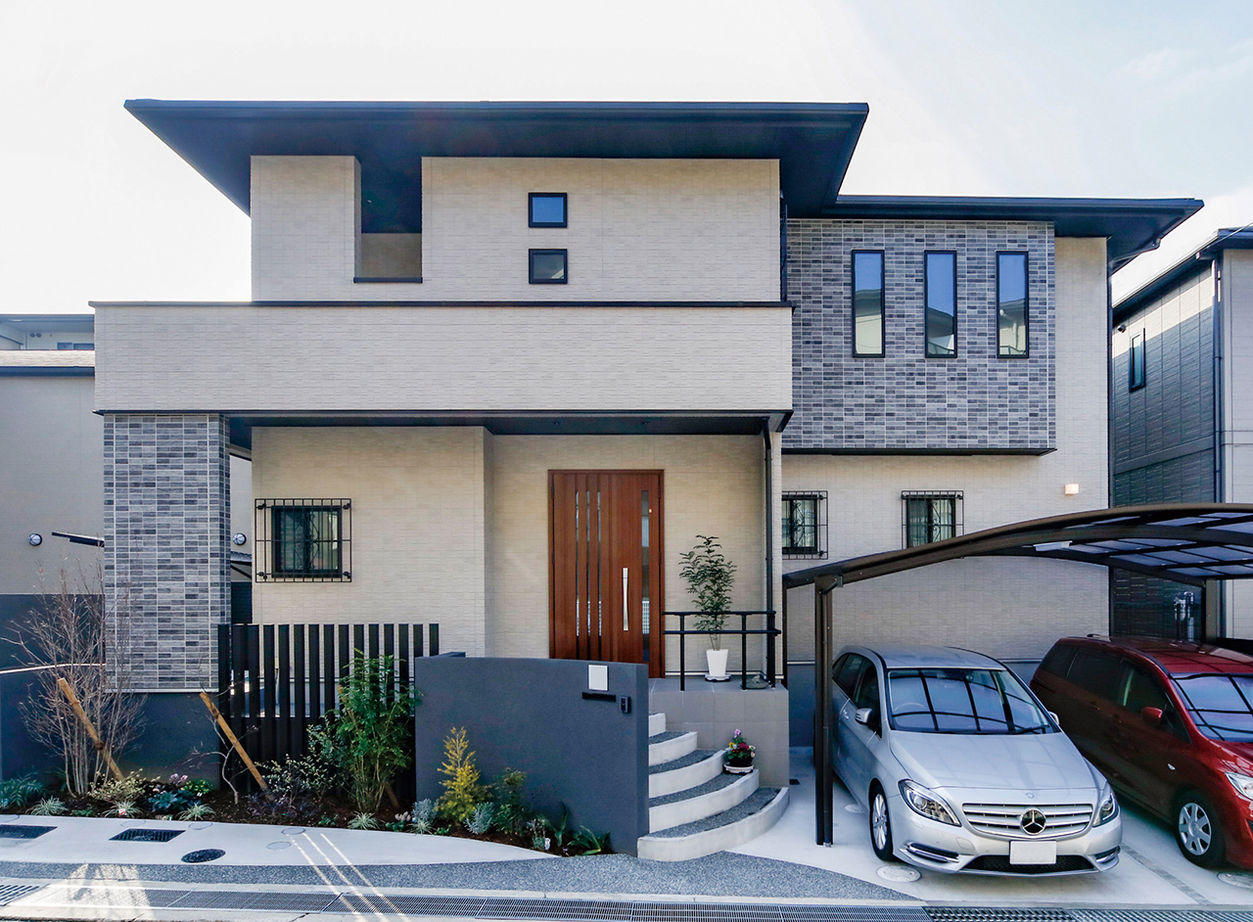 ヤマダホームズ 生活スペースを分けて、お互いのプライバシーを大切にした二世帯住宅で、快適な暮らしを実現の建築実例画像2