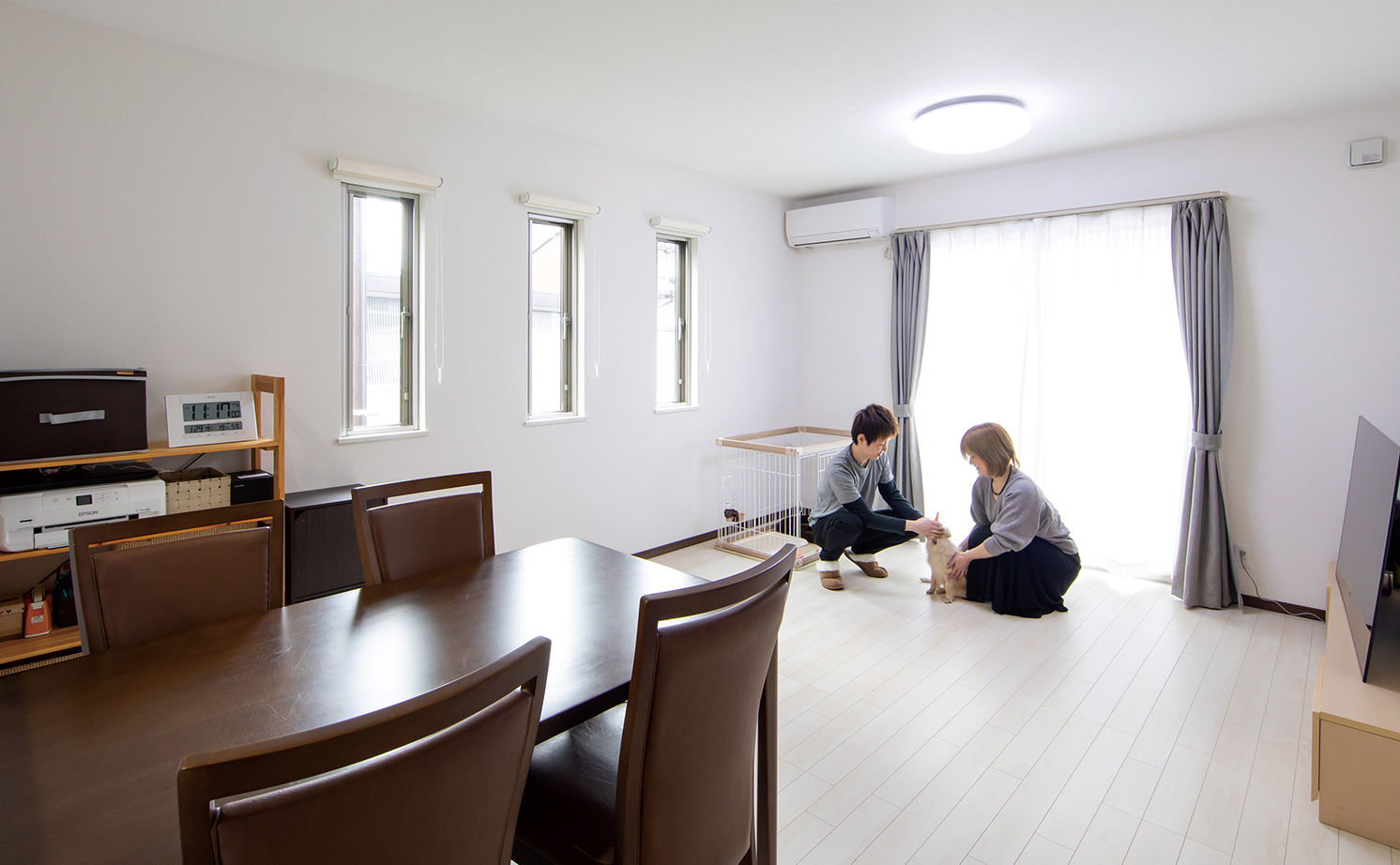 ヤマダホームズ 夫婦ふたり暮らしにちょうどいい広さと間取りの、庭付き20坪平屋の住まいの建築実例画像