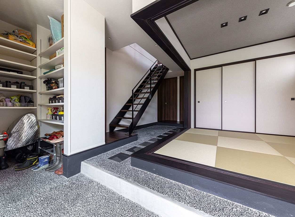 ヤマダホームズ 古民家風の1階と、シンプルモダンな2階リビングの、和とモダンが美しく調和した住まいの建築実例画像5