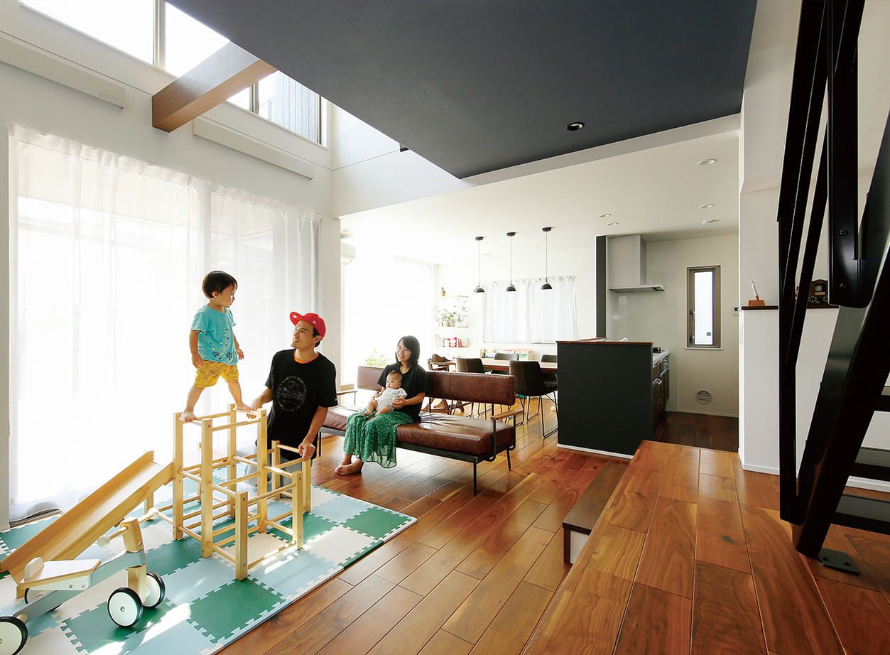 ヤマダホームズ 【3000万円台】【間取り図あり】外に閉じ内に開く、夢と個性が満載の家の建築実例画像1