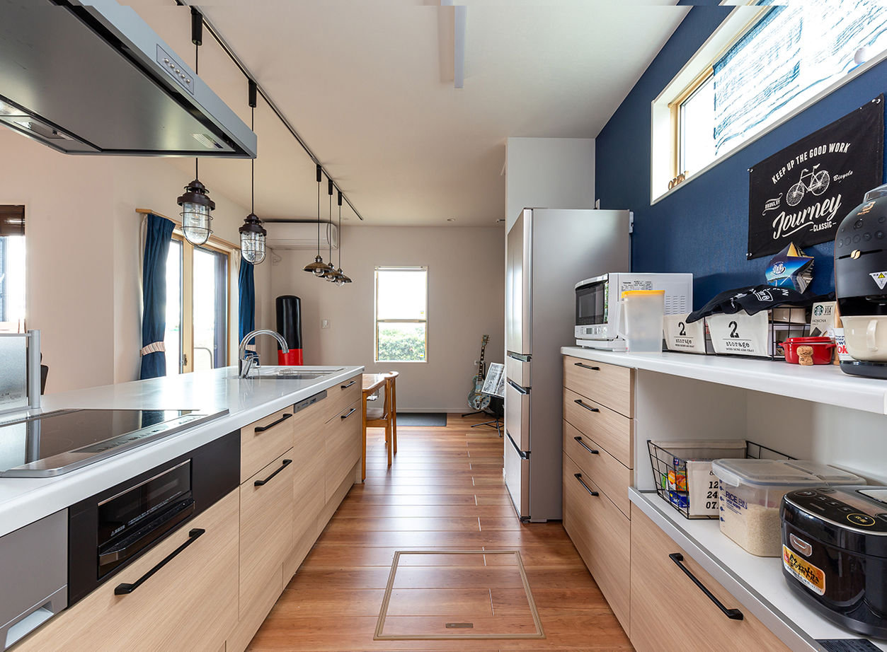 ヤマダホームズ 多趣味な2人が「したい暮らし」を実現する、アメリカンヴィンテージの平屋の住まいの建築実例画像6