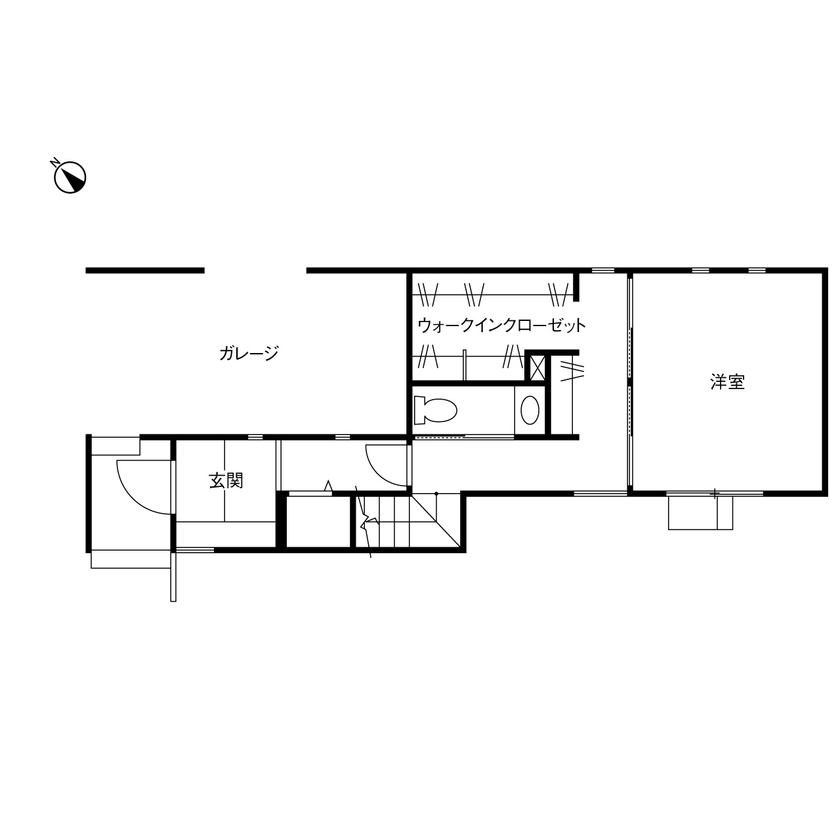 ヤマダホームズ コンパクトな間取りが夫婦2人の暮らしにフィットの間取り図（1LDK）1階