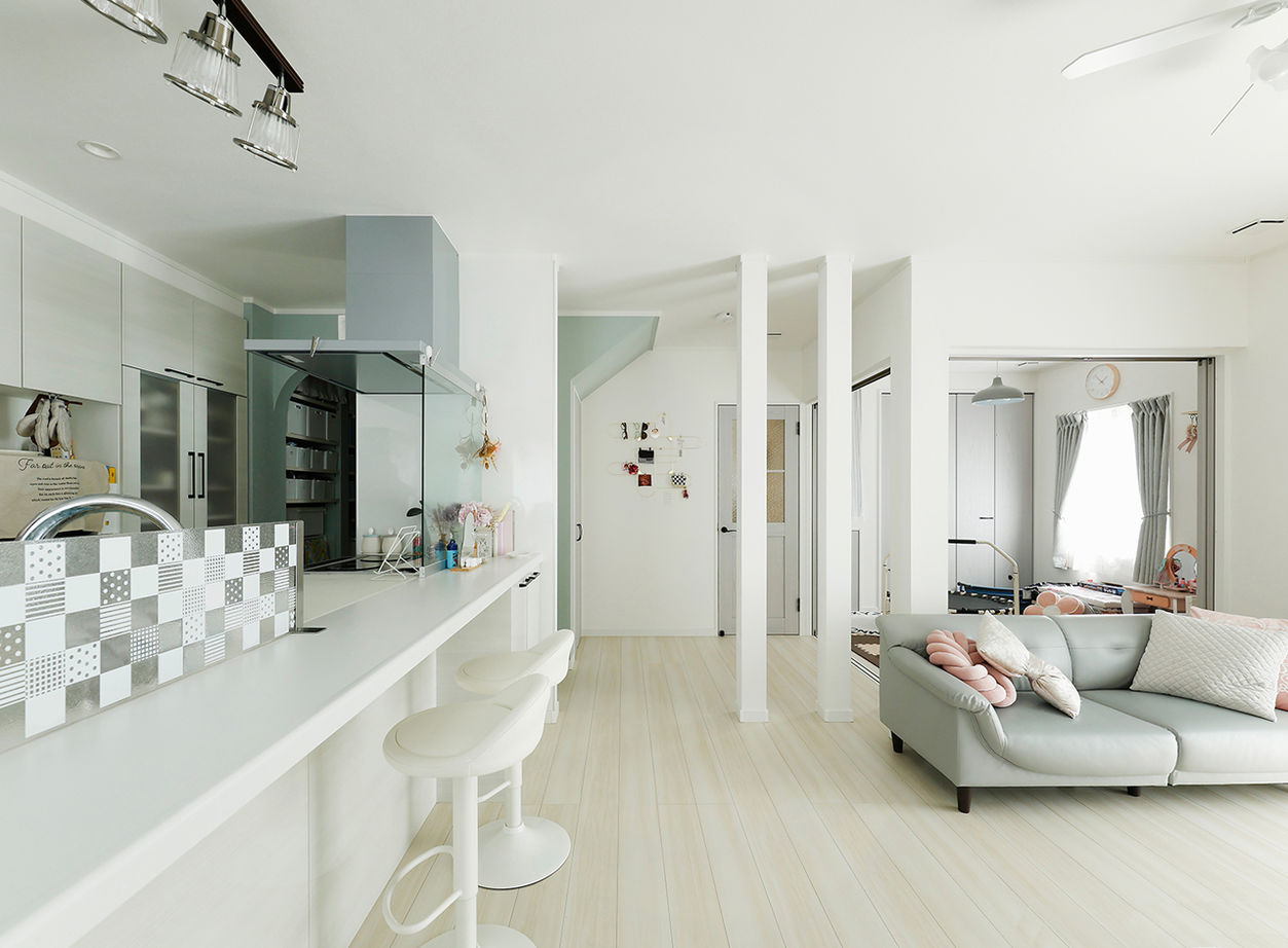 ヤマダホームズ 子育てしながらおしゃれに暮らす、大人可愛い“フレンチシック”な住まいの建築実例画像4