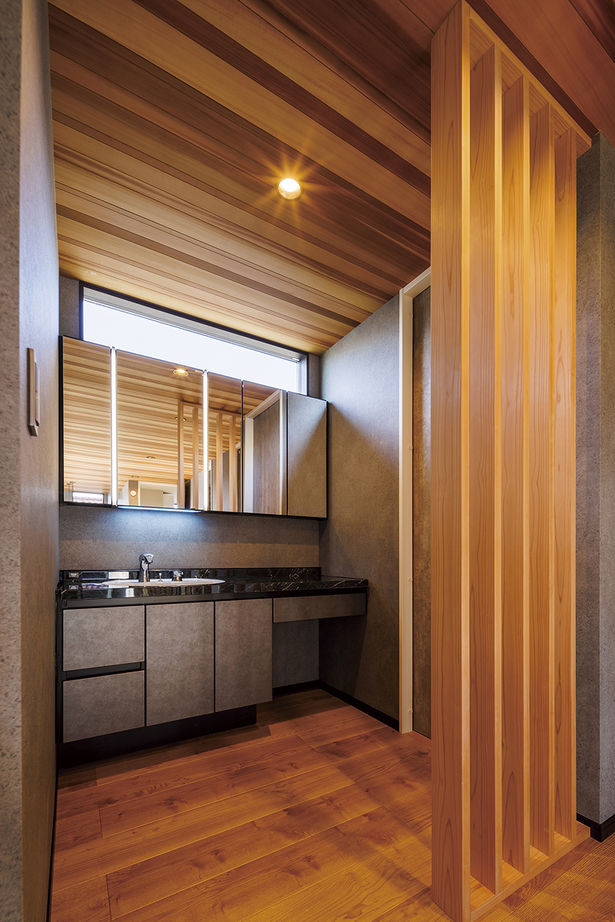 日栄商事 【ガレージハウス・間取図有】ダイナミックな吹抜け、車を眺めて暮らす大人の空間の建築実例画像4