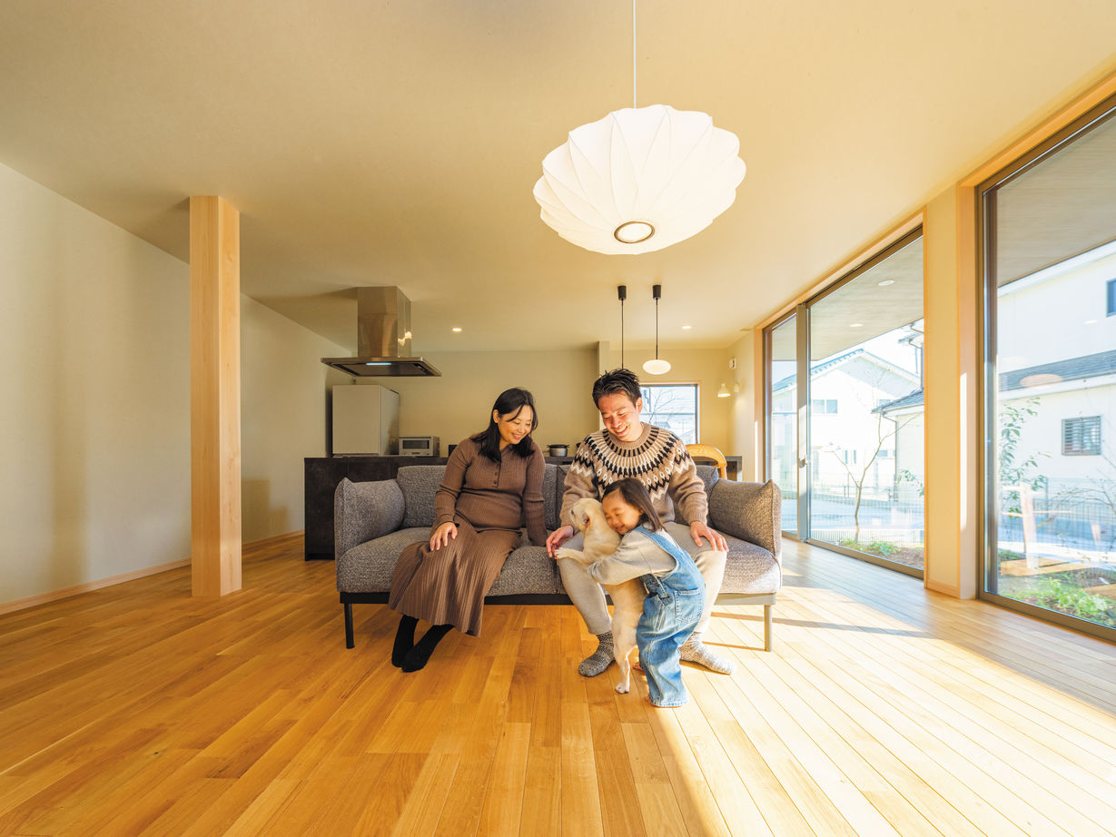 日栄商事 【2,000～2500万円】親子でのびのびできて片付けもラク！どこか懐かしい和風スタイルの平屋の建築実例画像2