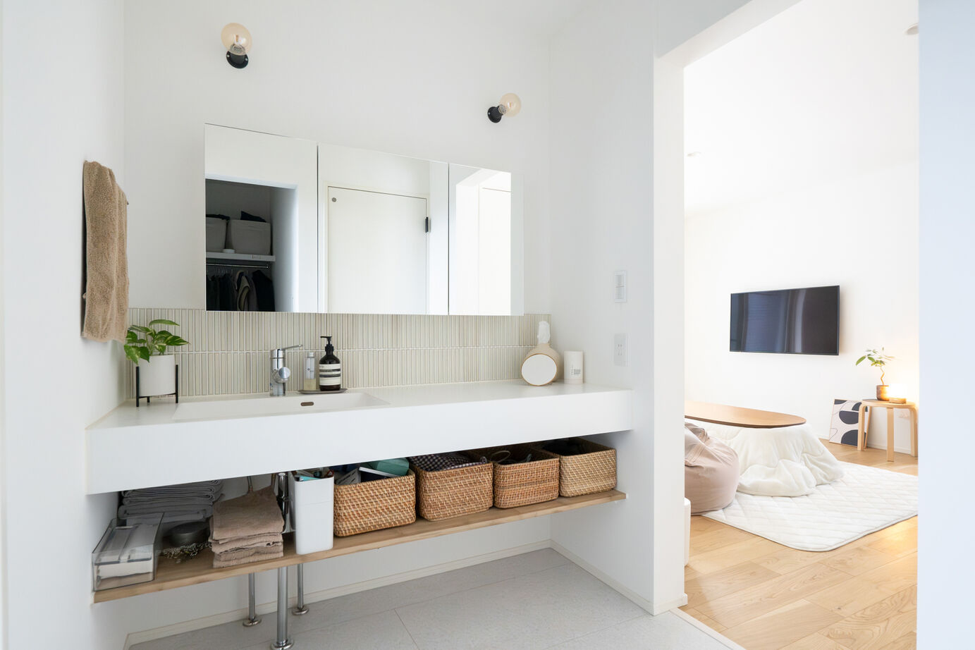 ヤマト住建 【平屋/家事ラク/２LDK】季節を愛でる庭のある、美しく機能的な平屋の家の建築実例画像6