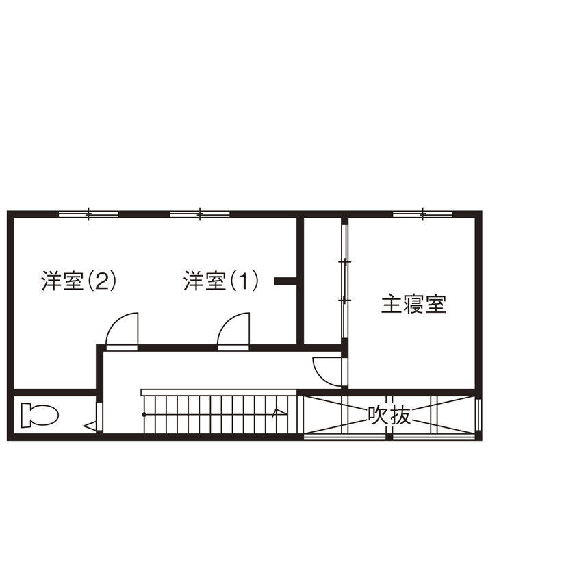 ヤマト住建 京都府/柔らかな光が包みこむ、和情緒あふれる洗練のリラクゼーション空間の間取り図（3LDK）2階