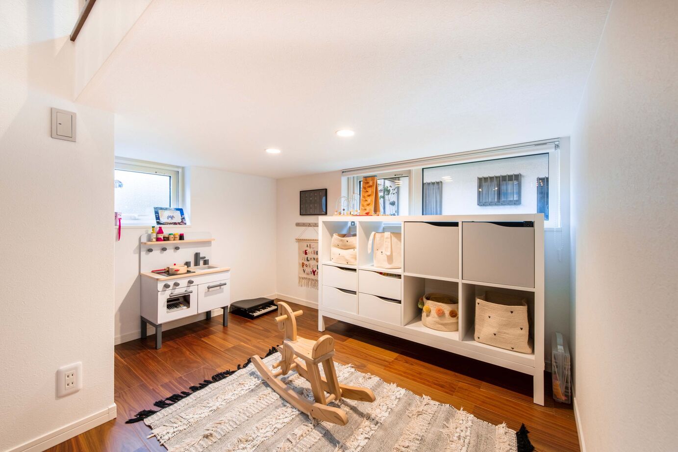 ヤマト住建 全館空調/子どもたちがノビノビと過ごせる、スキップフロアのある家の建築実例画像3