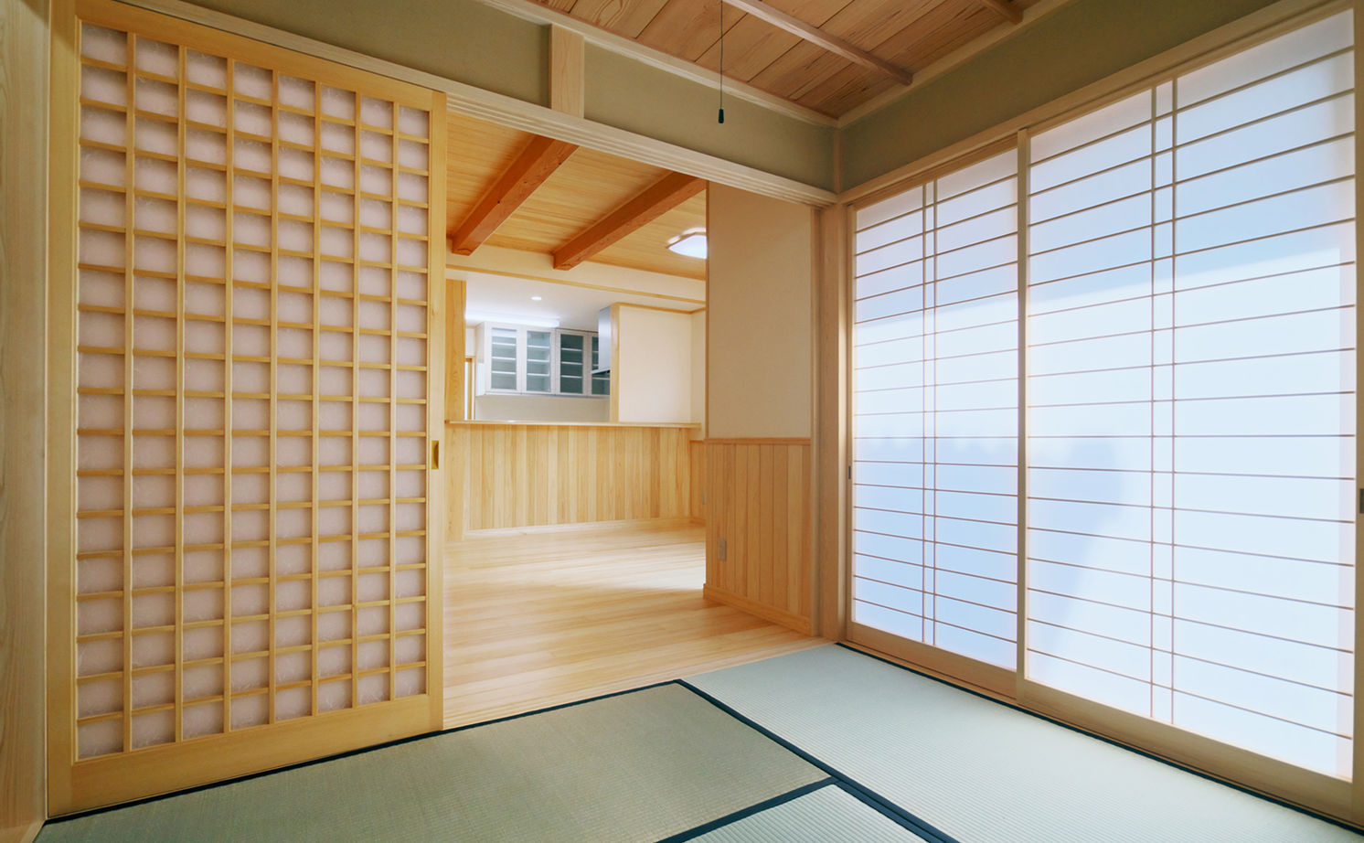 深澤木材 【31坪/瓦屋根/自然素材】モデルハウスで一目惚れした伝統的な和風建築。木の香り漂う旅館のような家の建築実例画像6