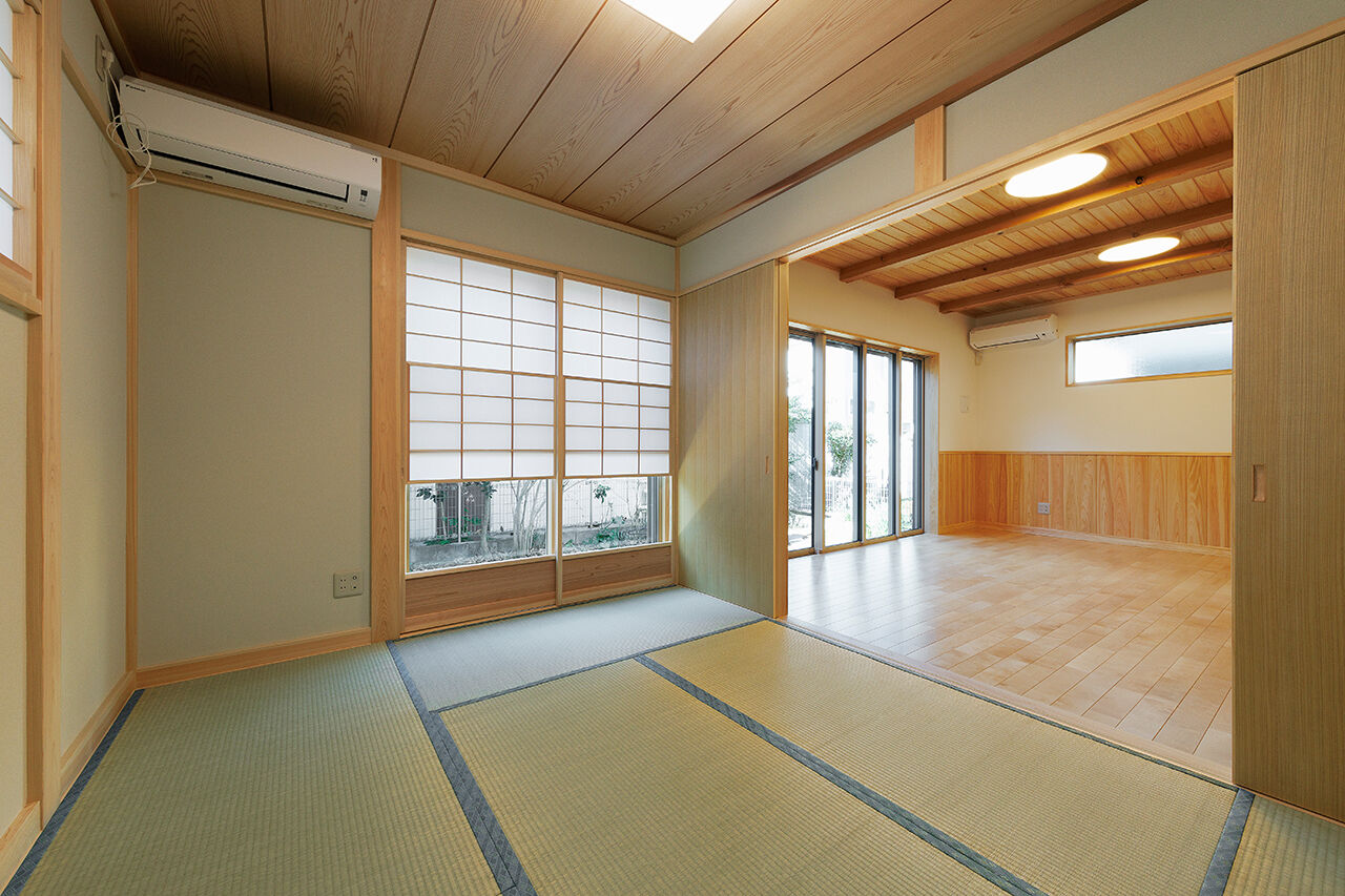 深澤木材 【34坪台/和風/自然素材/造作/間取り図有】たくさん使われた無垢材の雰囲気に心躍る、愛着の増す木の家の建築実例画像3