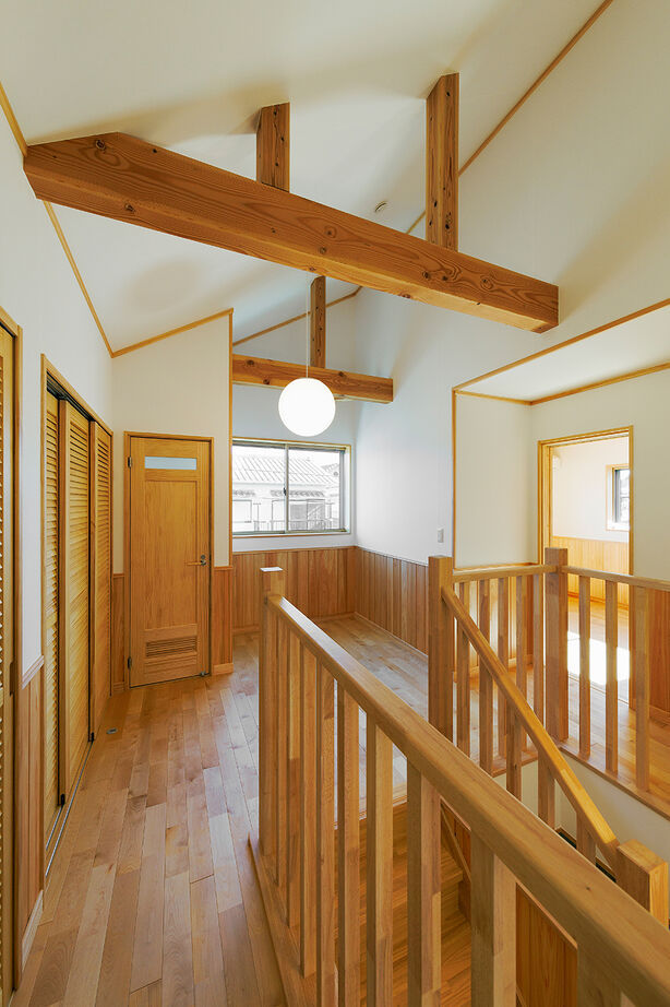 深澤木材 【34坪台/和風/自然素材/造作/間取り図有】たくさん使われた無垢材の雰囲気に心躍る、愛着の増す木の家の建築実例画像6