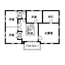 アーバンホーム 【3000万円台/間取り図】住み続けるほどに趣深くレンガの表情が美しい英国風ジョージアン様式の洋館風の家の間取り図（5K以上）2階