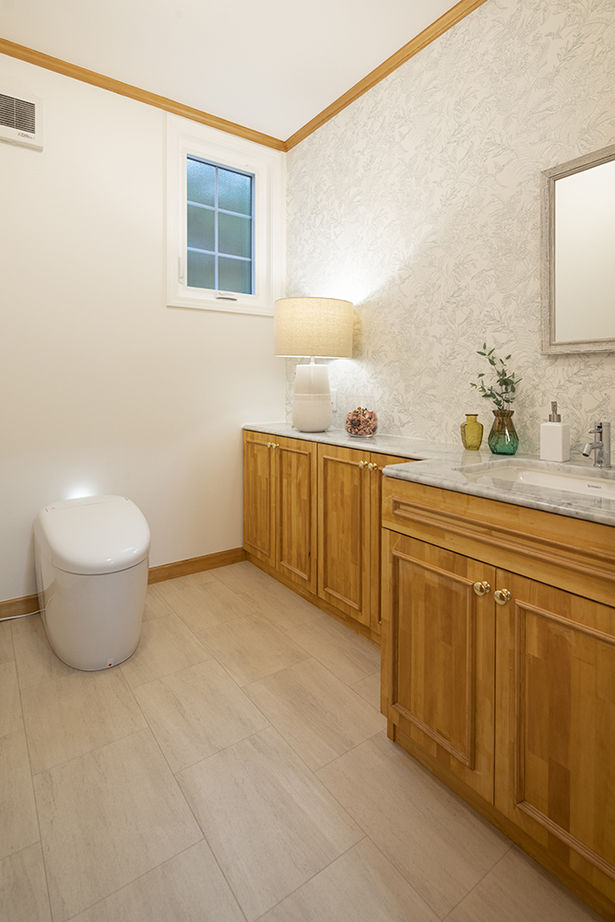 アーバンホーム 【5000万円台/車2台分/ビルトインガレージ/ZEH/間取り図】重厚感あふれるオシャレな北欧テイストの平屋住宅の建築実例画像13