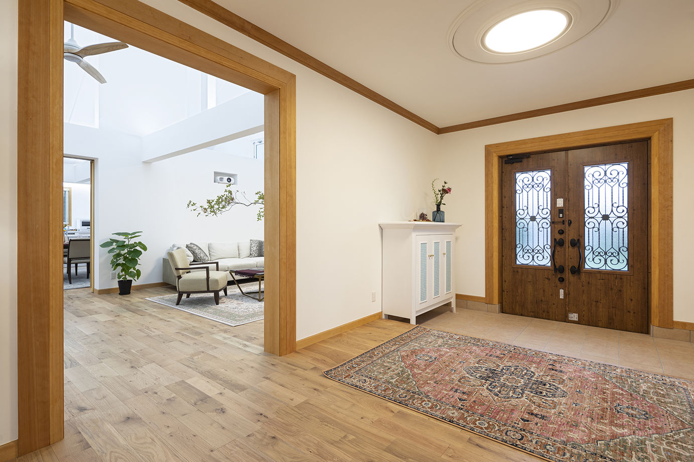 アーバンホーム 【5000万円台/車2台分/ビルトインガレージ/ZEH/間取り図】重厚感あふれるオシャレな北欧テイストの平屋住宅の建築実例画像16