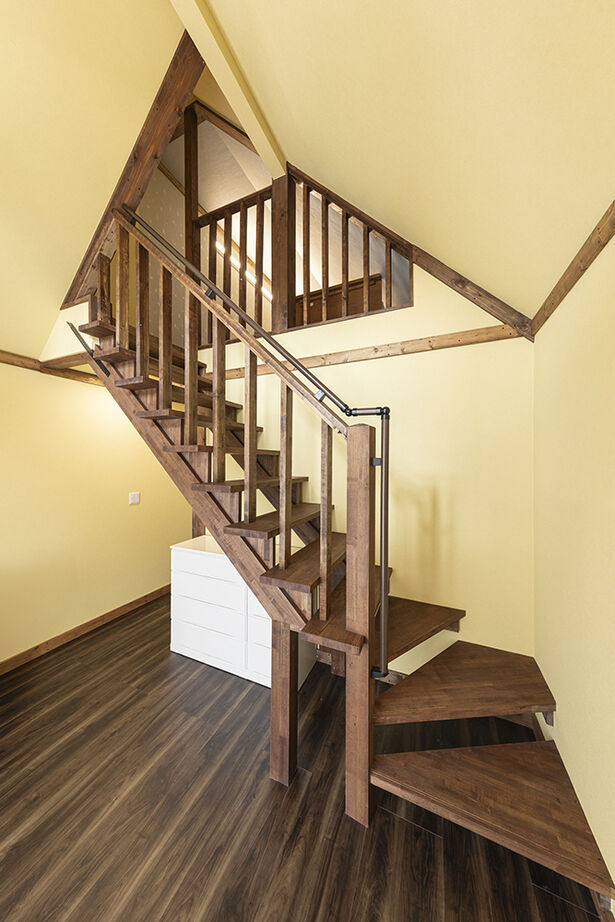 アーバンホーム 【5000万円台／店舗併用／吹抜／間取図】ハーフティンバー様式×古民家風でつくるクラシカルな二世帯住宅の建築実例画像8