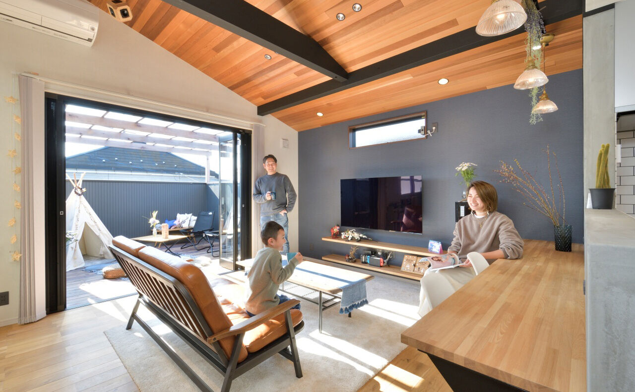 伊沢工務店 【WB工法｜2000万円台】夏涼しく、冬暖かい。ニオイや湿気は透湿性の壁を透過、屋外へ。1年中快適な室内の建築実例画像3