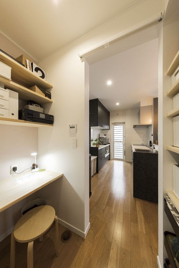 イシンホーム住宅研究会　相生建設 家事効率×モダンなデザイン！ゆったり落ち着いて住まう二世帯住宅の建築実例画像4