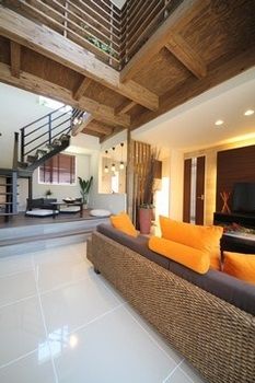 Archi Factory　HIMAWARI　アーキ・ファクトリー・ヒマワリ リゾート感あふれるデザインで内外観をコーディネート。畳スペースで「和」の癒しと快適性を演出の建築実例画像3