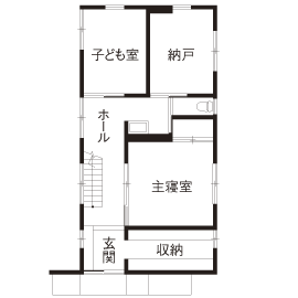 ジブログデザイン 自然素材で創った快適空間は永く安心の「長期優良住宅」の間取り図null1階