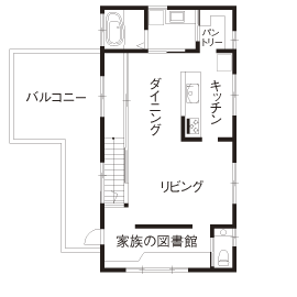 ジブログデザイン 自然素材で創った快適空間は永く安心の「長期優良住宅」の間取り図null2階