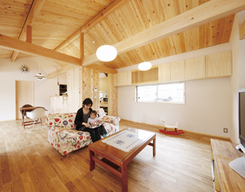 ジブログデザイン 自然素材で創った快適空間は永く安心の「長期優良住宅」の建築実例画像2