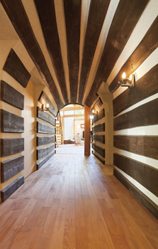 ジブログデザイン 木組みのダイナミックさに思わず見とれてしまう。開放感溢れる家の建築実例画像5