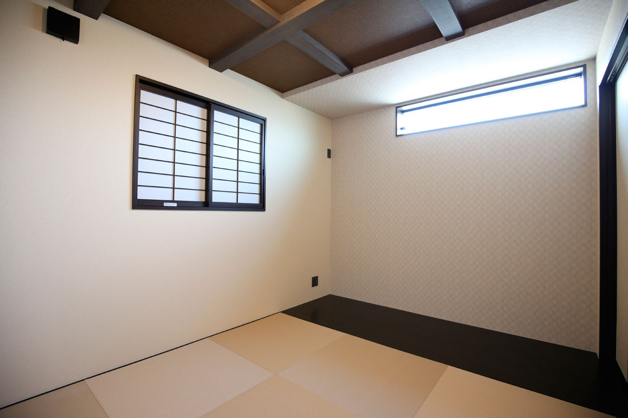 ヤマイチ住建 【大阪市/2000万円台/狭小/3階建て】一見、2階建て。室内外をグレー×木目で統一した都会的な住まいの建築実例画像6