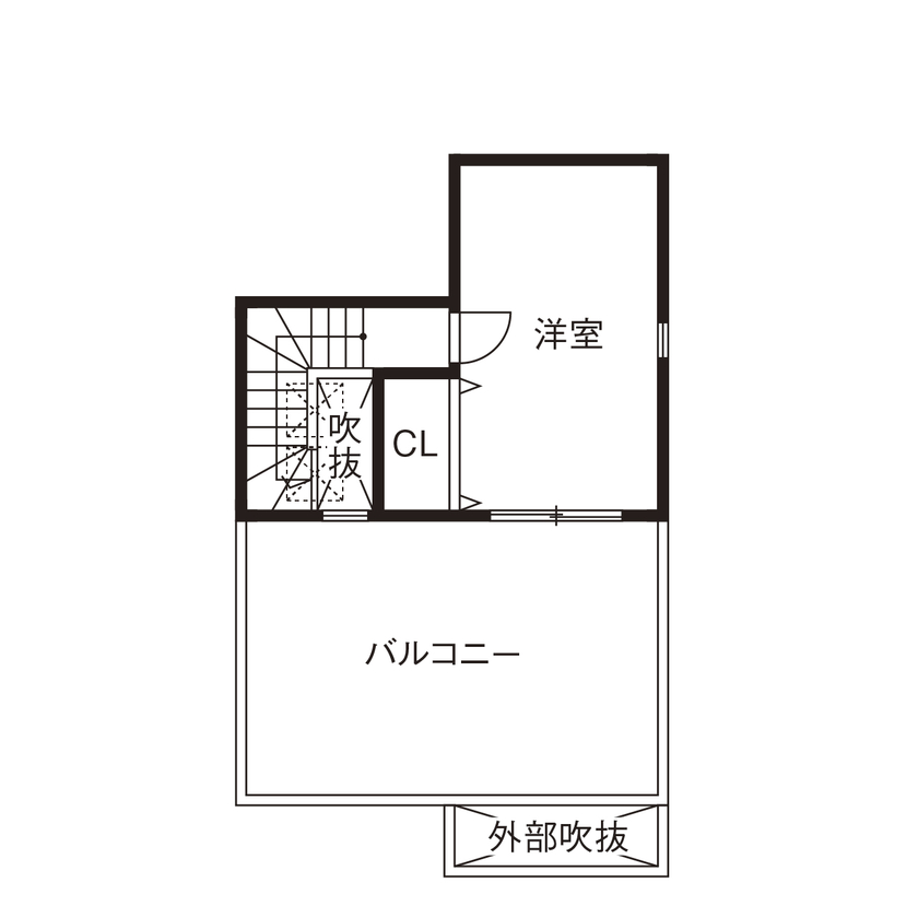 ヤマイチ住建 【大阪市/3階建て/2000万円台】凝った天井の意匠や間接照明で、オンリーワンのリビングをデザインの間取り図（3LDK+納戸）3階