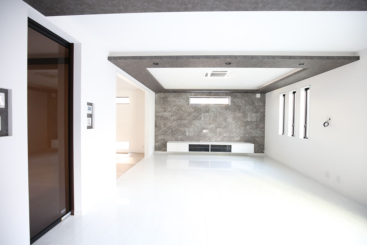 ヤマイチ住建 【大阪市/4000万円以上/3階建て】2台分のビルトインガレージや27.5帖のLDKなどラグジュアリーな住まいの建築実例画像3