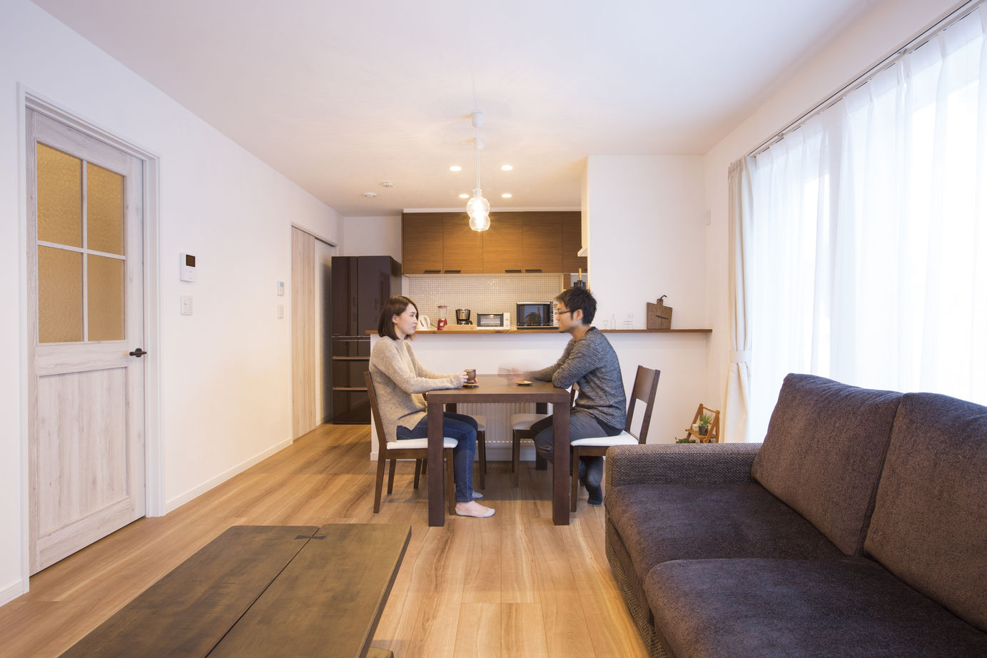 住研ハウス 【千歳市/ニッチ/収納豊富/吹抜】2×6工法で外張断熱だから年中快適な遊び心にあふれたアンティーク調の家。の建築実例画像10