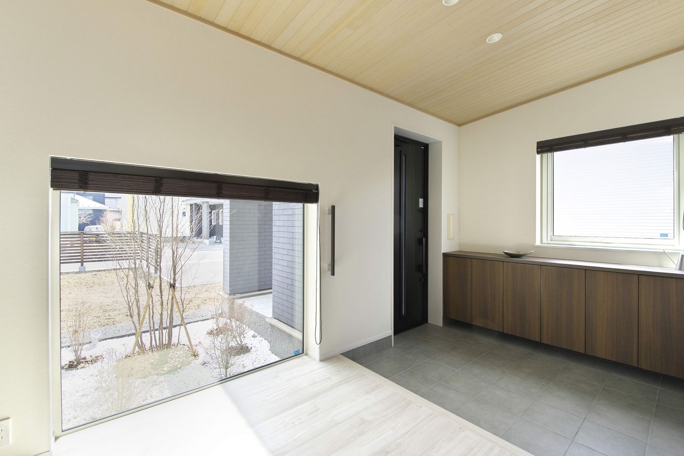 住研ハウス 【苫小牧市/3人家族(子ども1人)/3LDK間取図】LDK30畳でも年中家じゅう快適、高気密高断熱な平屋の家の建築実例画像4