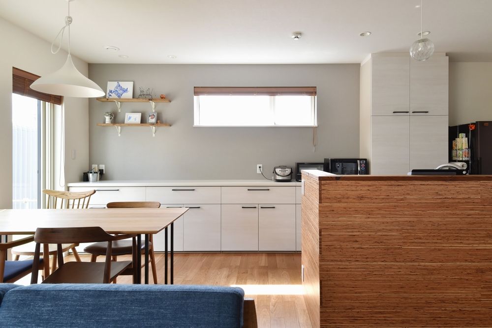 住研ハウス 【苫小牧市/3人家族/4LDK間取図】サーフボードをディスプレイできる玄関土間収納、ナチュラルテイストな家の建築実例画像6