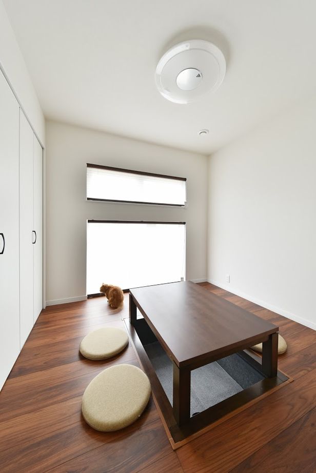 住研ハウス 【苫小牧市/30代夫婦＋ペット/3LDK間取図】組み込みガレージ(カーポート)と広々ピットリビングのある家の建築実例画像4