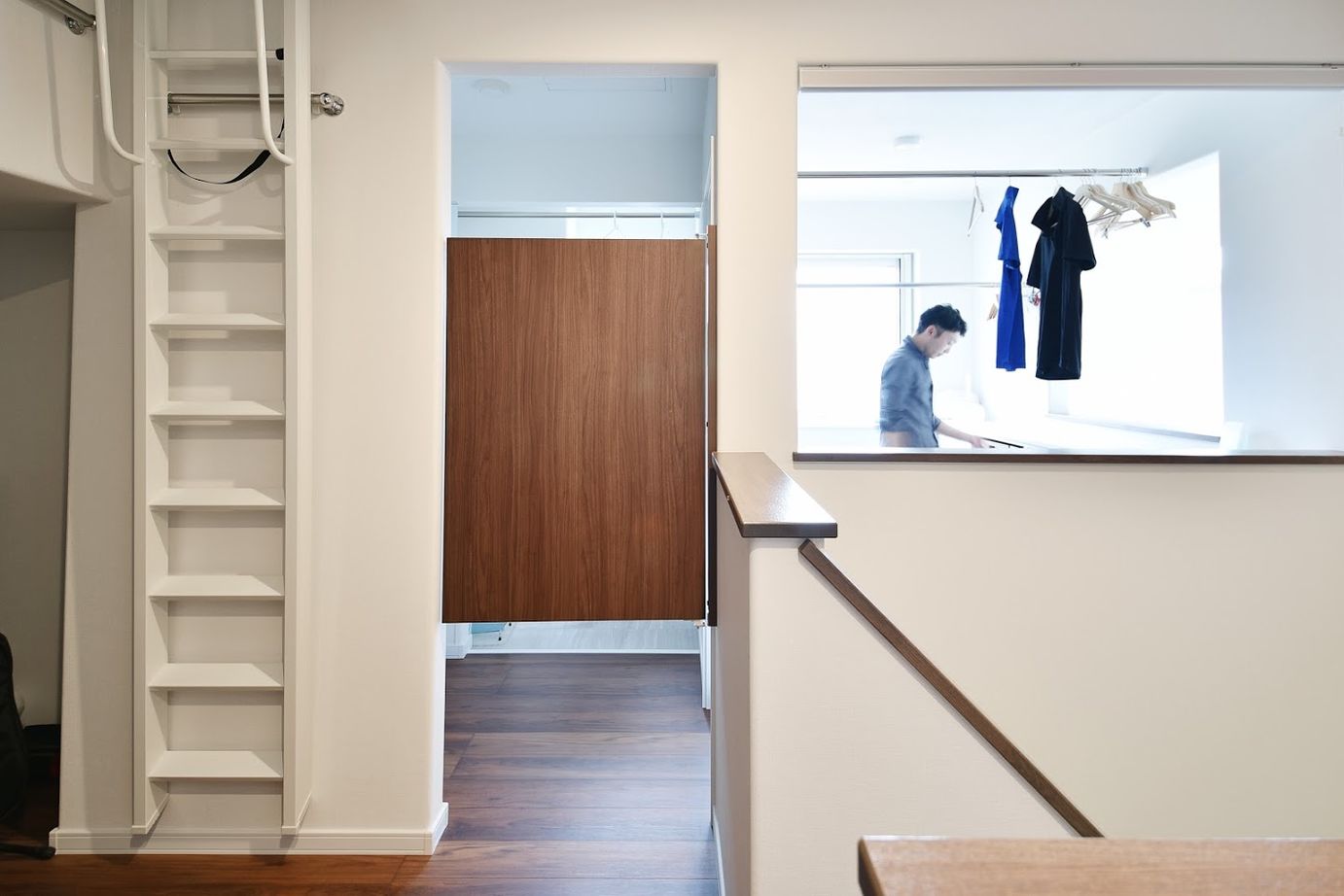 住研ハウス 【苫小牧市/30代夫婦＋ペット/3LDK間取図】組み込みガレージ(カーポート)と広々ピットリビングのある家の建築実例画像5