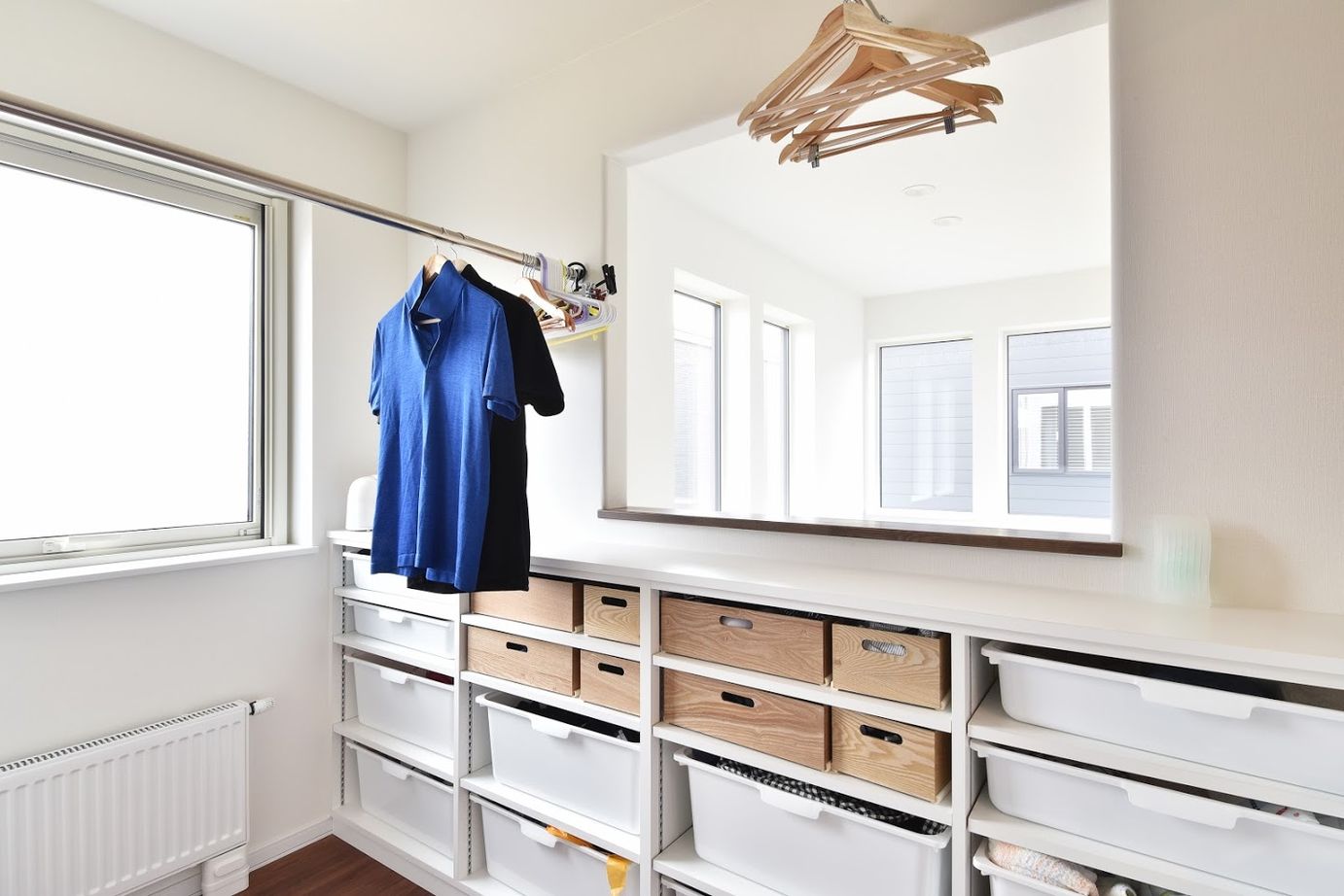 住研ハウス 【苫小牧市/30代夫婦＋ペット/3LDK間取図】組み込みガレージ(カーポート)と広々ピットリビングのある家の建築実例画像6