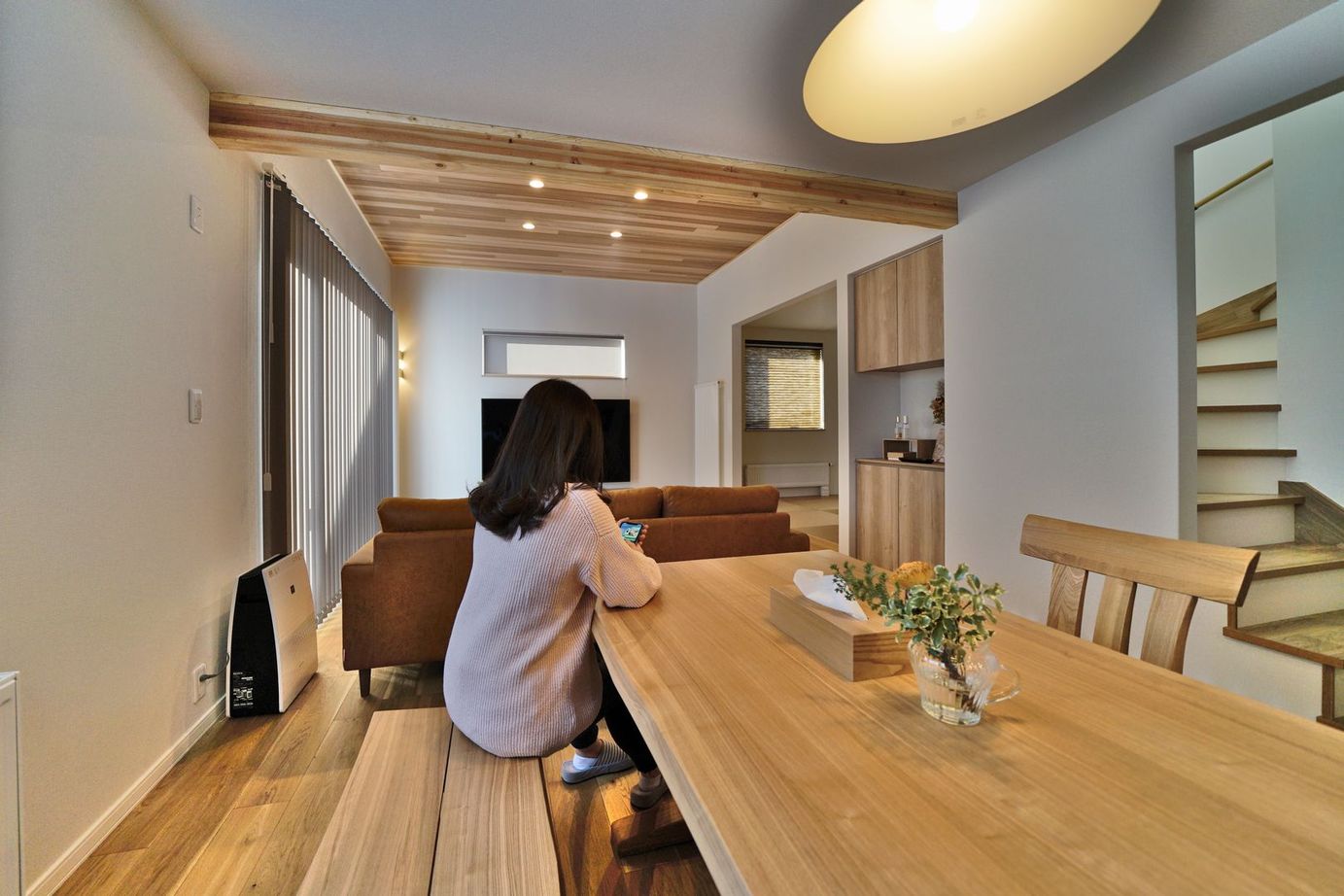 住研ハウス 【苫小牧市/4LDK間取図/20代で建てた家/小上がり和室】夫婦の書斎・趣味スペースのあるゆったり寛げるお家の建築実例画像10